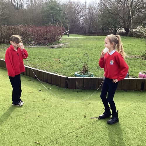 Poetry by Heart and String telephones in Science